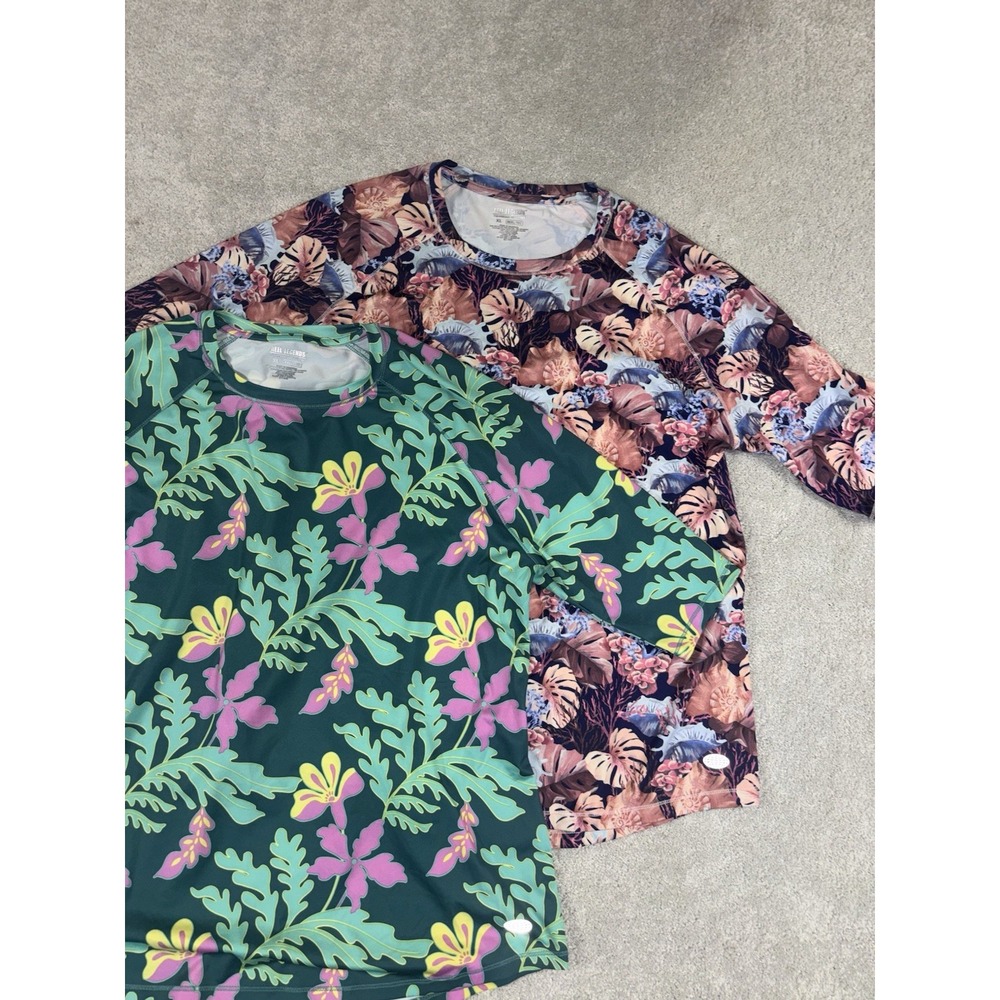 REEL LEGENDS "Reel Tec" XL (lot Of 2) Pullover‎ Short Sleeve Polyester Shirt